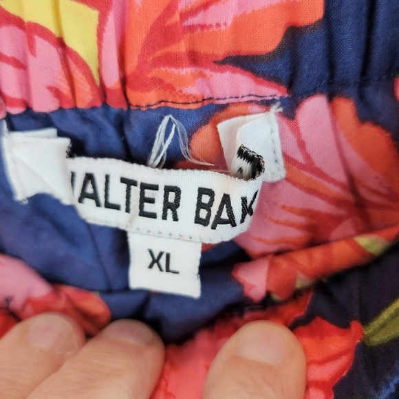 Walter Baker Womens Christie Skirt Sz XL Red Pink Tropical Floral Print Vacation - Picture 6 of 8